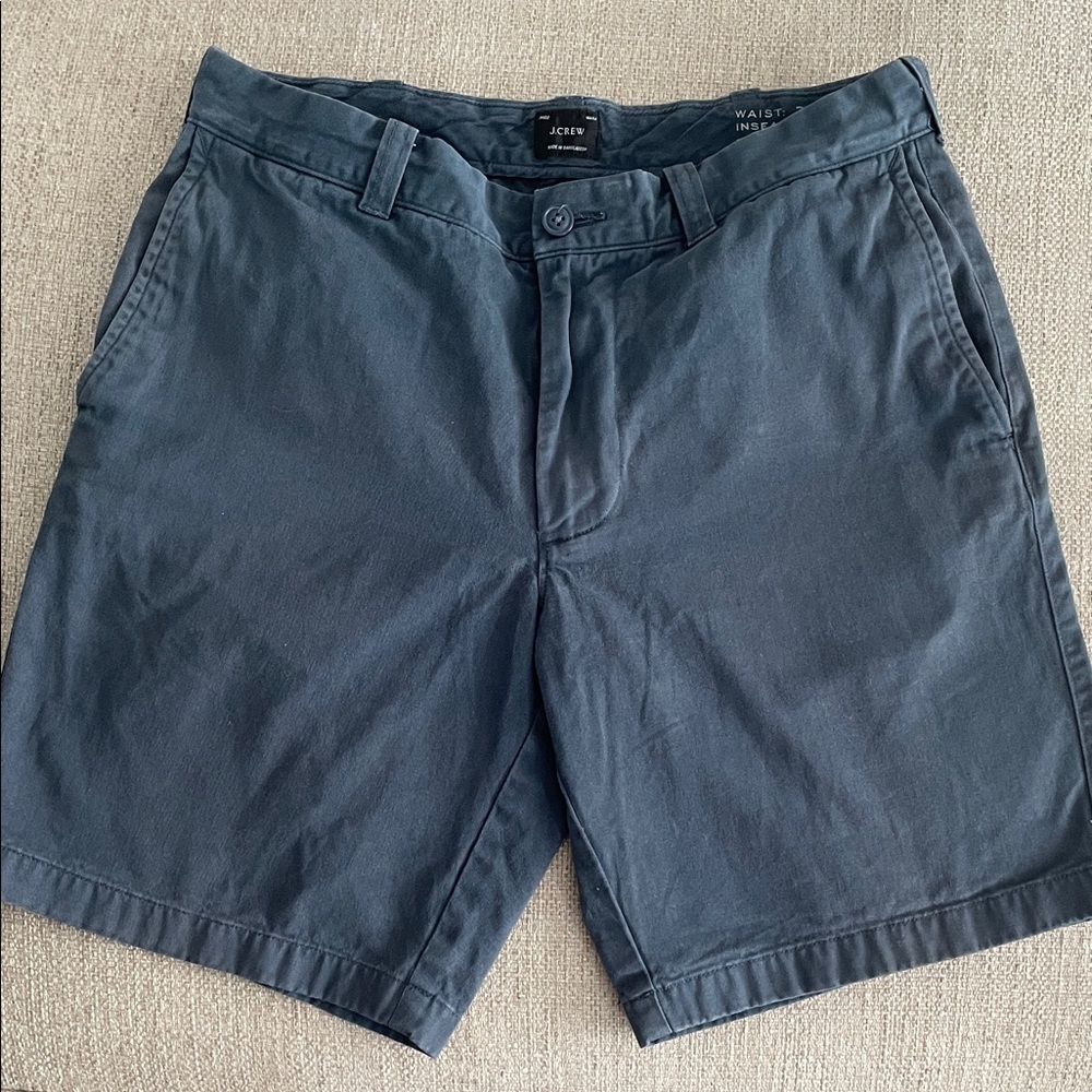 J. Crew Men's Charcoal Flat Front Shorts